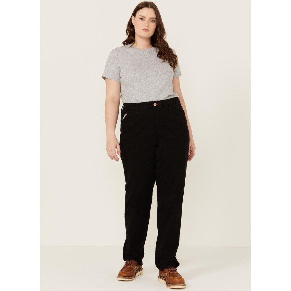 Ariat Rebar Pants Women Size 26W Black Perfect Rise Straight Made Tough Workwear